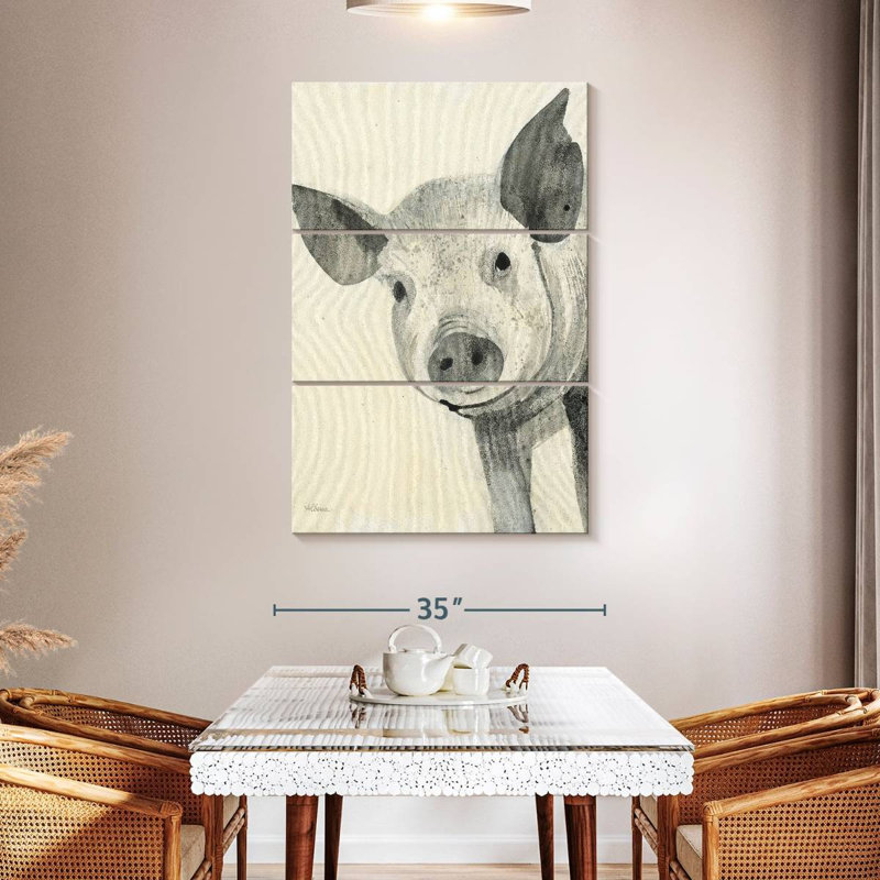 Brampt Oink, 50" H x 32" W
