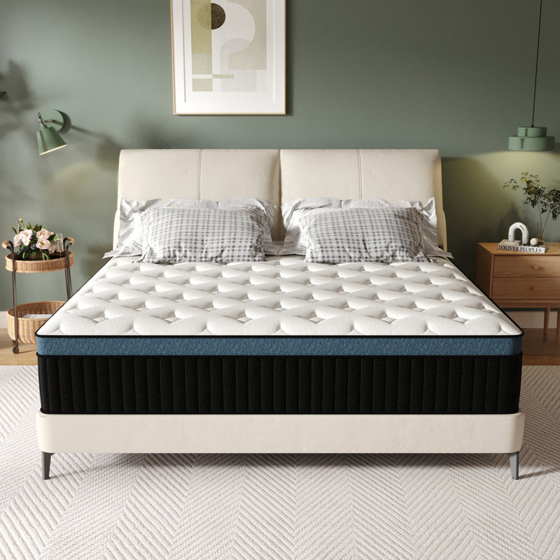 Matelas hybride moyen Alwyn Home Timera, Très grand lit, 12"