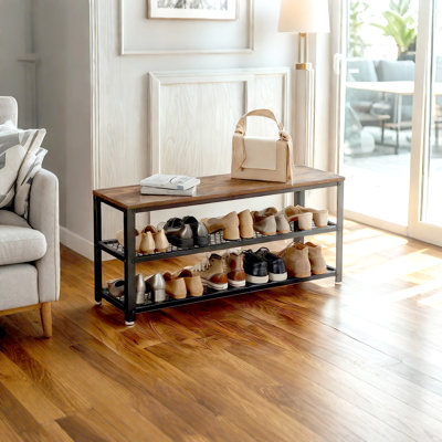 10 Pair Shoe Rack