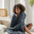 Hand Made Chunky Double Knit Throw Blanket-1293947990