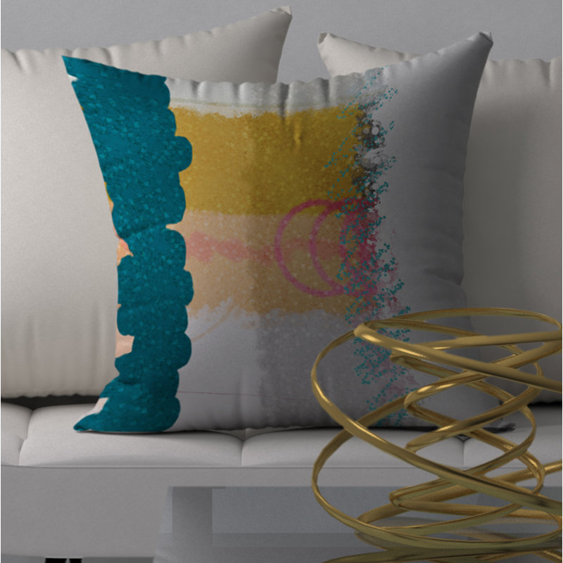 Reversible Throw Pillow, 18" x 18"