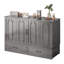  Grand lit escamotable en bois massif avec tiroir et station USB-653925496