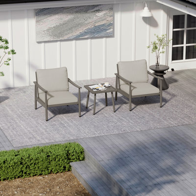 Mariene Aluminum Outdoor Lounge Chair
