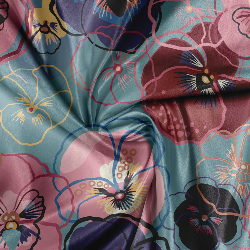 Semi Sheer Curtain Pair