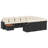 Vidaxl Garden Sofa Set Black