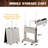 Barrington Billiards Monteray 3-in-1 Combination Table includes 7’ Billiard Table, Table Tennis and Dining Top with Game Accessories & Rolling Storage Caddy-104411237