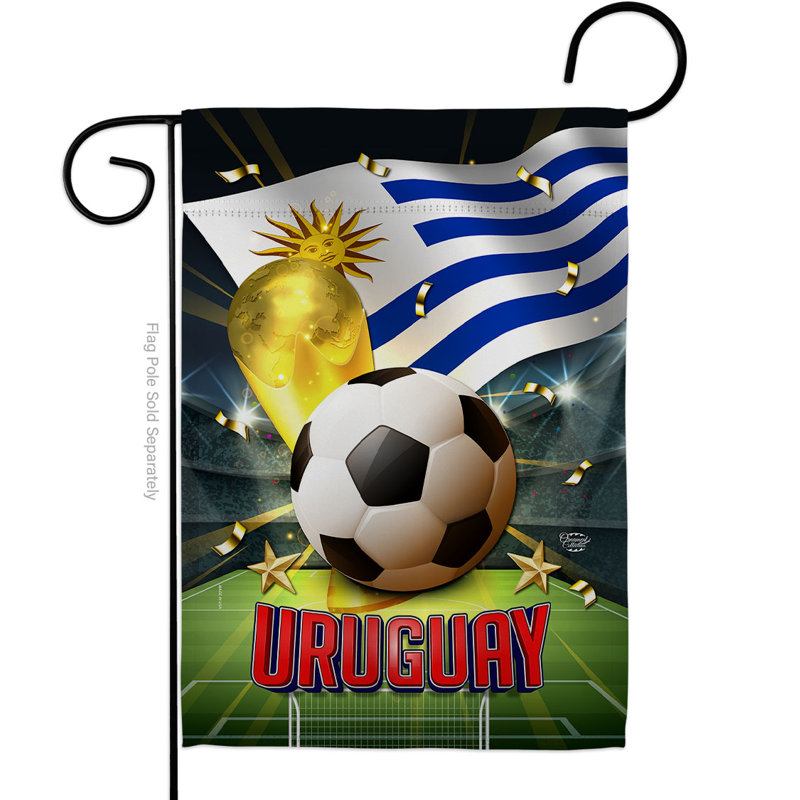 Jaythian Double Sided Polyester Garden Flag, 18.5" H x 13" W