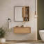 30'' Dressing Table with Wall Mounted Mirror Cabinet and Soft Close Door