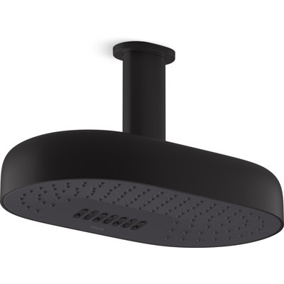 Statement™ 10 in. Ceiling-Mount Two-Function Rainhead Arm And Flange