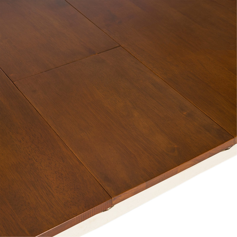 Mcevoy Extendable Rubberwood Solid Wood Dining Table With Extension Leaf  ,dinning table,dining room table
