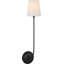 Vendome 26" Single Sconce with Linen Shade-1686512221