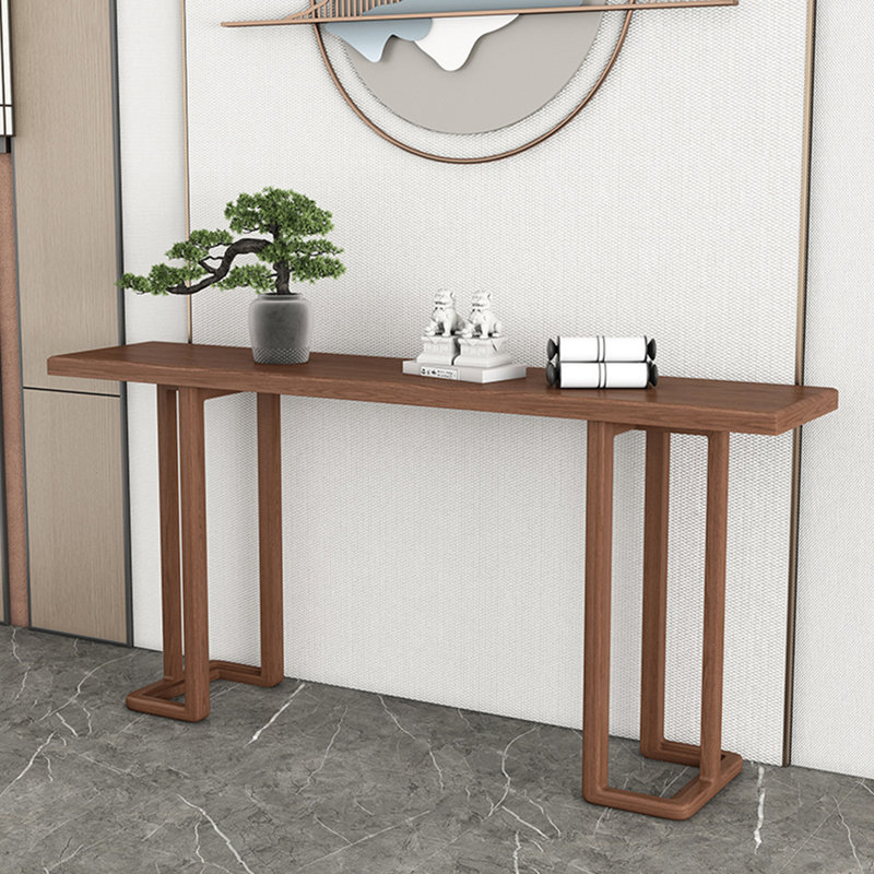 Console brune de style chinois simple, H 33,5 po x l 63 po x P 13,8 po