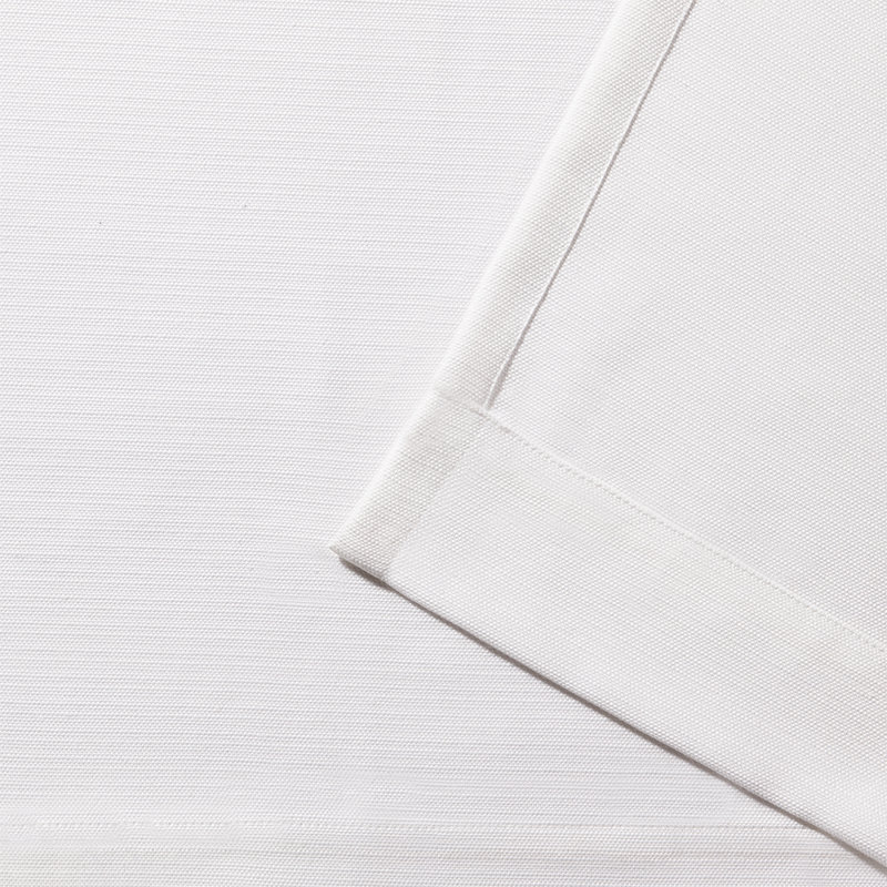 Breanna Semi Sheer Curtain Pair, White, 54" W x 108" L