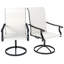 Ensemble de 2 chaises d'extérieur, chaises pivotantes-130055746