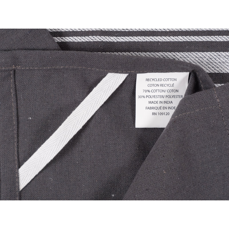 Ensemble de linge de cuisine assorti, Gris charbon