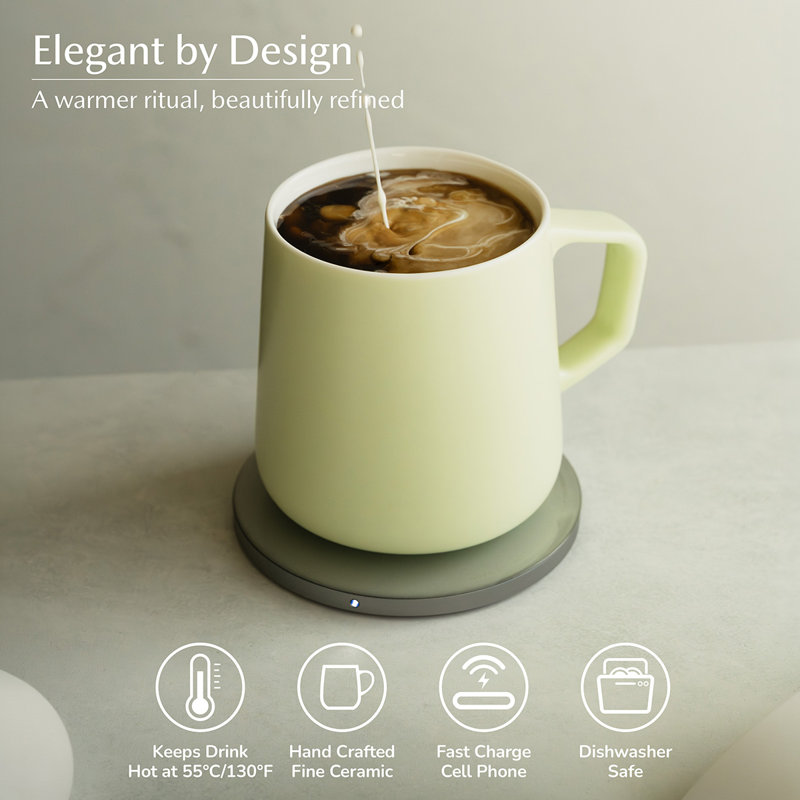 Neo Self-Heating Mug Set - Verde Green, Green
