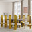 Brushed Gold Dining Chairs Set Of 6