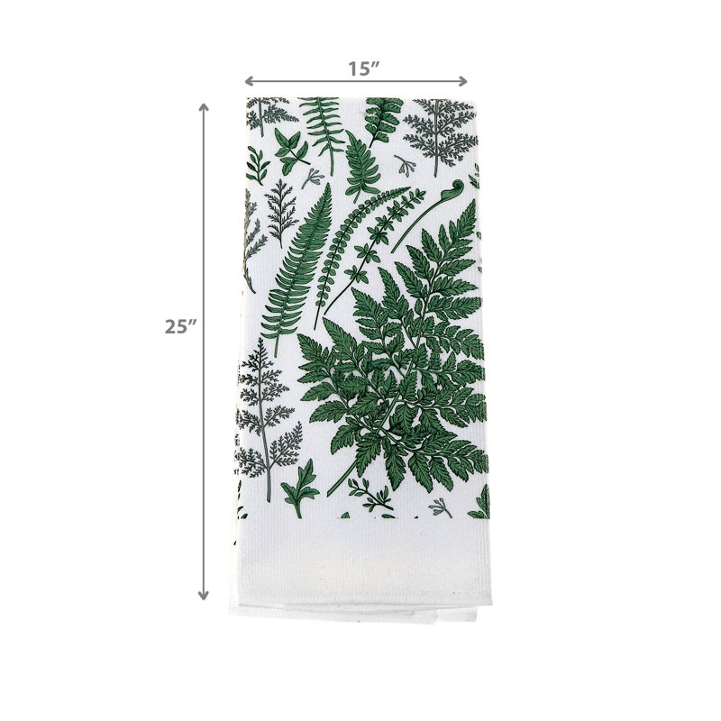 Ensemble de 6 feuilles de fougère à main