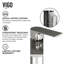 Vinca 18" L x 14" W x 5" H Rectangular White Matte Stone™ Vessel Bathroom Sink with 11" H Faucet