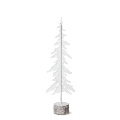 Arbre blanc enneigé, moyen