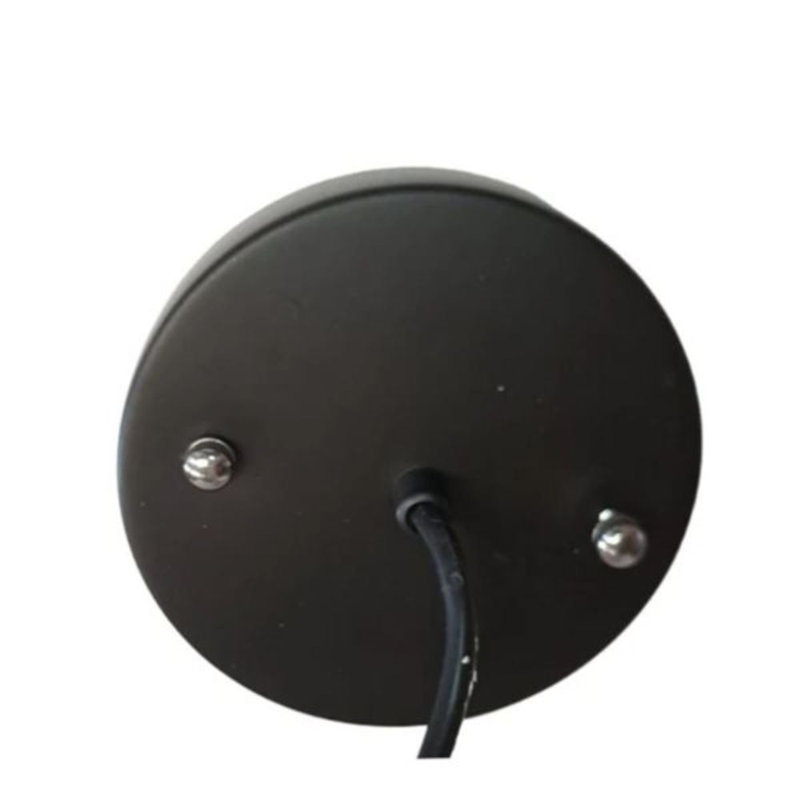 Luminaire suspendu en verre noir Halo