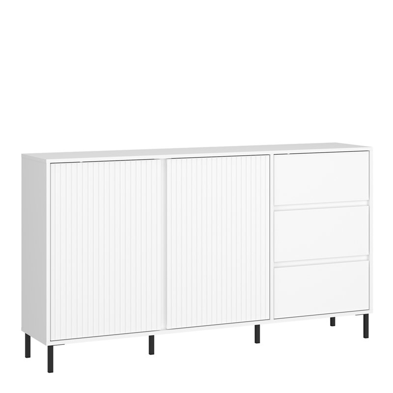 Berislava 157.8cm Sideboard, Alpine White High Gloss