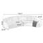 Canapé modulaire 2 pièces rembourré-108607810-108607811