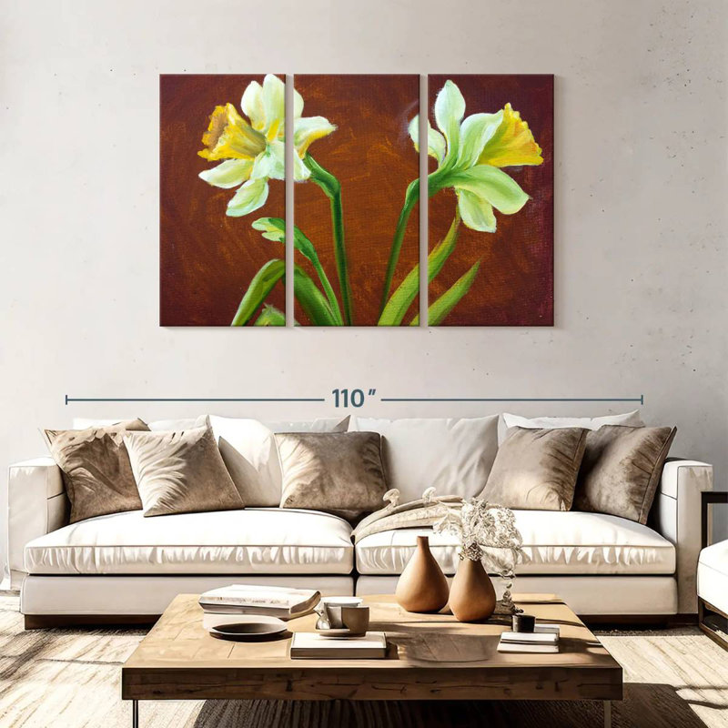 Peinture Harnek Narcissus, H 48 po x l 74 po