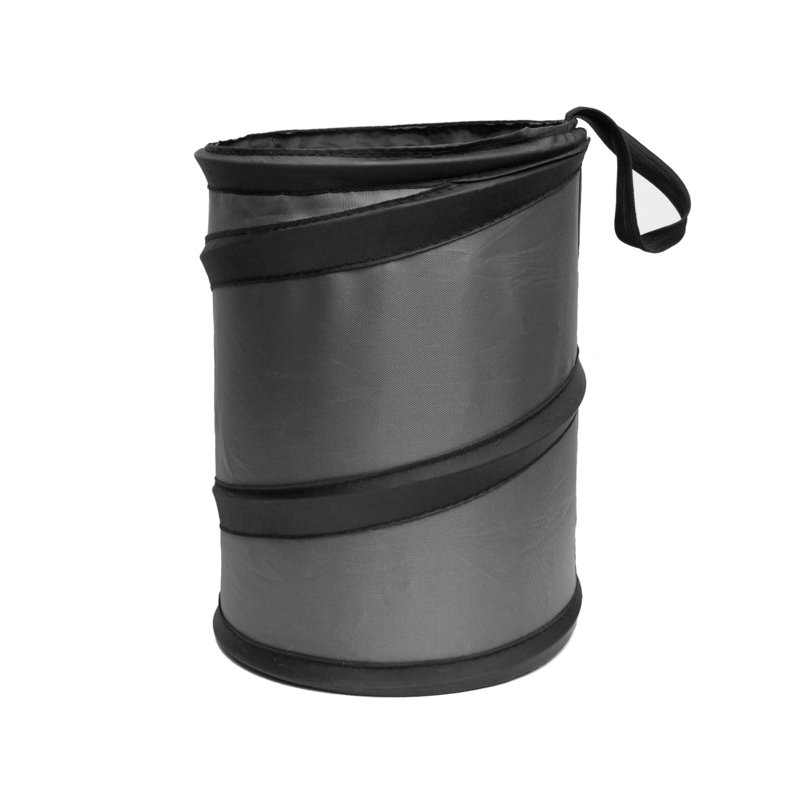 Poubelle pliante, Gris, 2, H 8,3 po x l 6,3 po x P 6,3 po