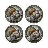 Vegan Leather Round Placemats