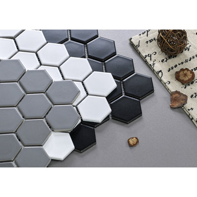 Échantillon-carrelage mosaïque en porcelaine émaillée rétro