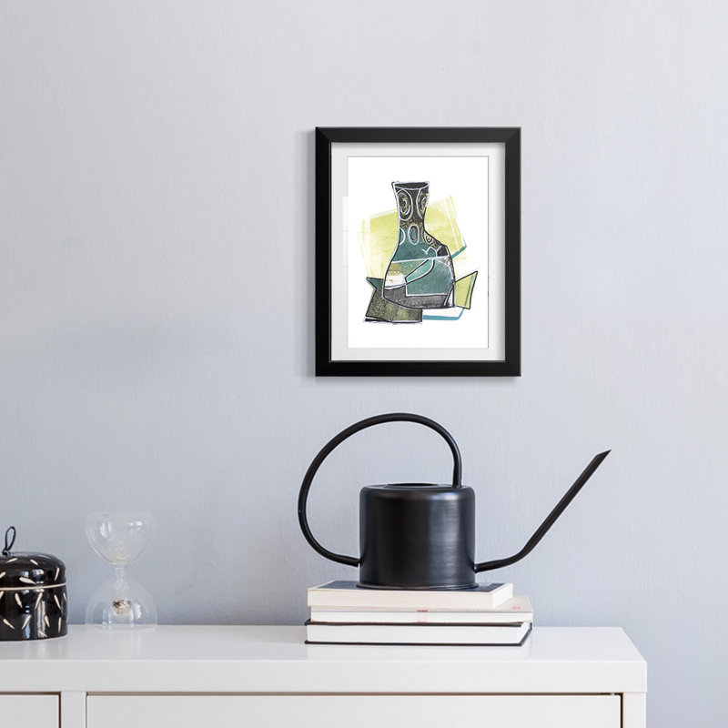 Grey Scribbles II -Gallery Wrapped Canvas