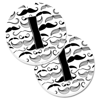Sous-verre voiture moustache initial
