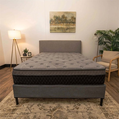 Structure de lit moderne avec tête de lit pour la chambre à coucher