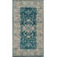 Tapis vert en laine noué à la main de conception unique 2 pi 0 po x 3 pi 10 po New Age
