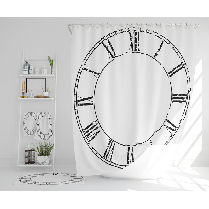 Newmans Polyester Shower Curtain Set