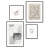 Capullo Wood Picture Frame - Set of 4 with Mat-69944842