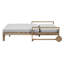 Chaise longue d'extérieur avec sièges doubles-973152467