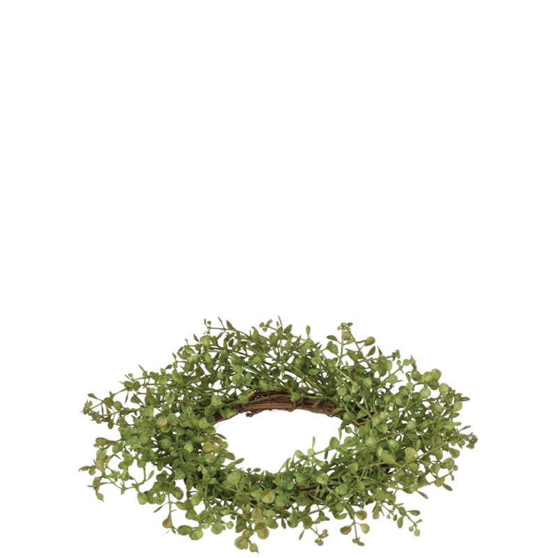 Couronne de gazon artificiel, H 10,5 po x l 3 po x P 10,5 po