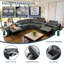Canapé modulaire inclinable électrique avec haut-parleurs Bluetooth-132819584-132819586
