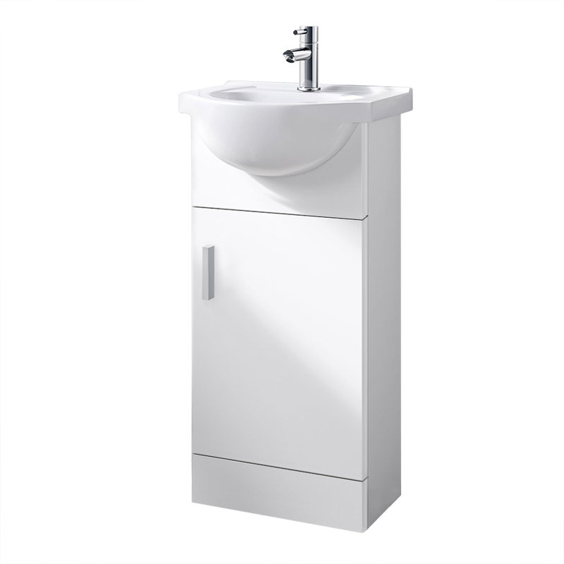 Avarni 460mm Single Bathroom Vanity with Integrated Ceramic Basin