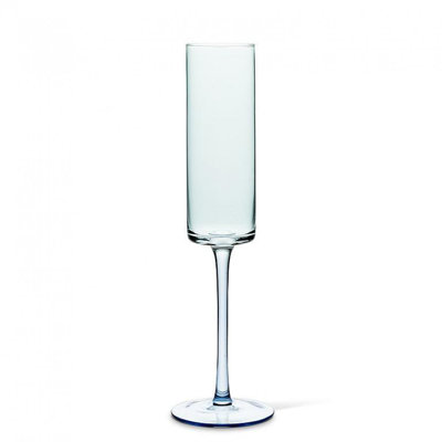 Flûte à pied mince en verre