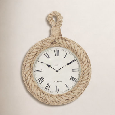 Piara Jute Wall Clock