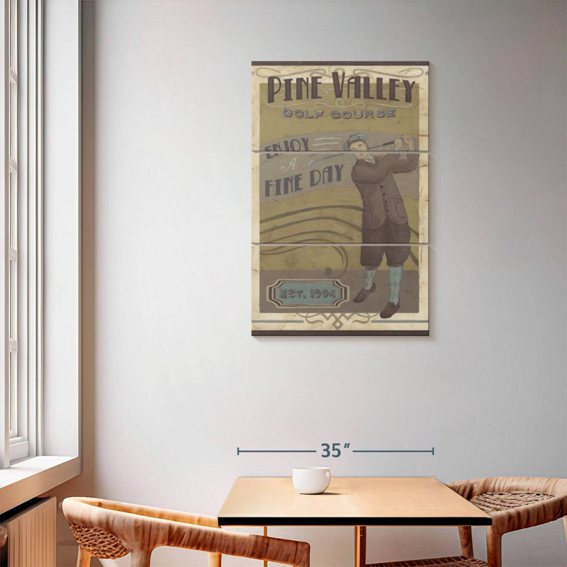 Senne Retro Golf I, 57" H x 36" W