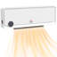 HOMCOM 2000W 6824 BTU Electric Wall Mounted Space Heater and with Digital Display-101883392