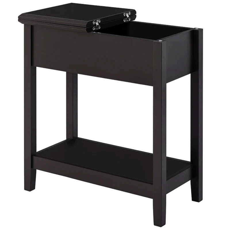 Slim Storage Cabinet Table,Narrow Side Table,End Table