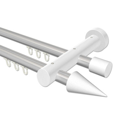 Fairhaven Adjustable 2cm Double Curtain Pole