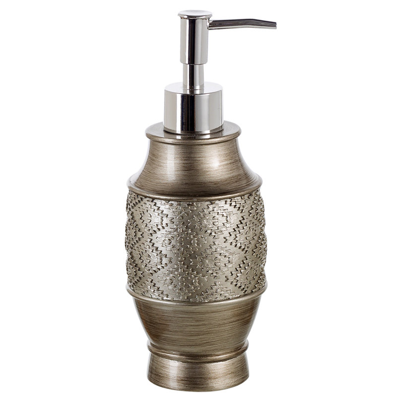 Creative Scents Dublin 4 Piece Bathroom Accessory Set, Silver
