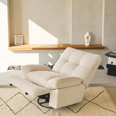 Nouhaus Swivel Rocker Recline, Rocking Recliner Chair With Usb And Type-c Ports, Glider Rocking Recliners Chairs For Nursery, Living Room by Nouhaus Inc