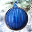 5" Glass Clear Stripe Ball Ornaments-438719851